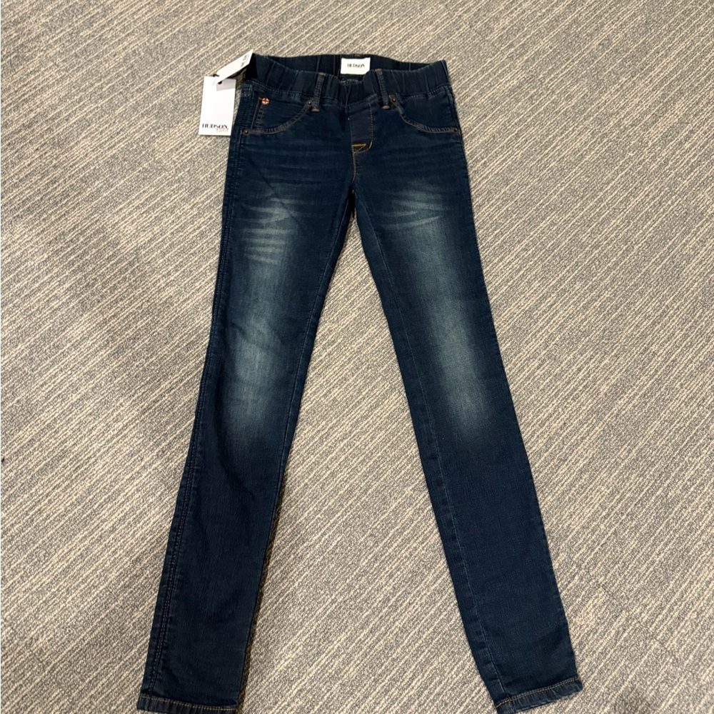 Girls Hudson Jeans Dark Indigo Skinny Jeans